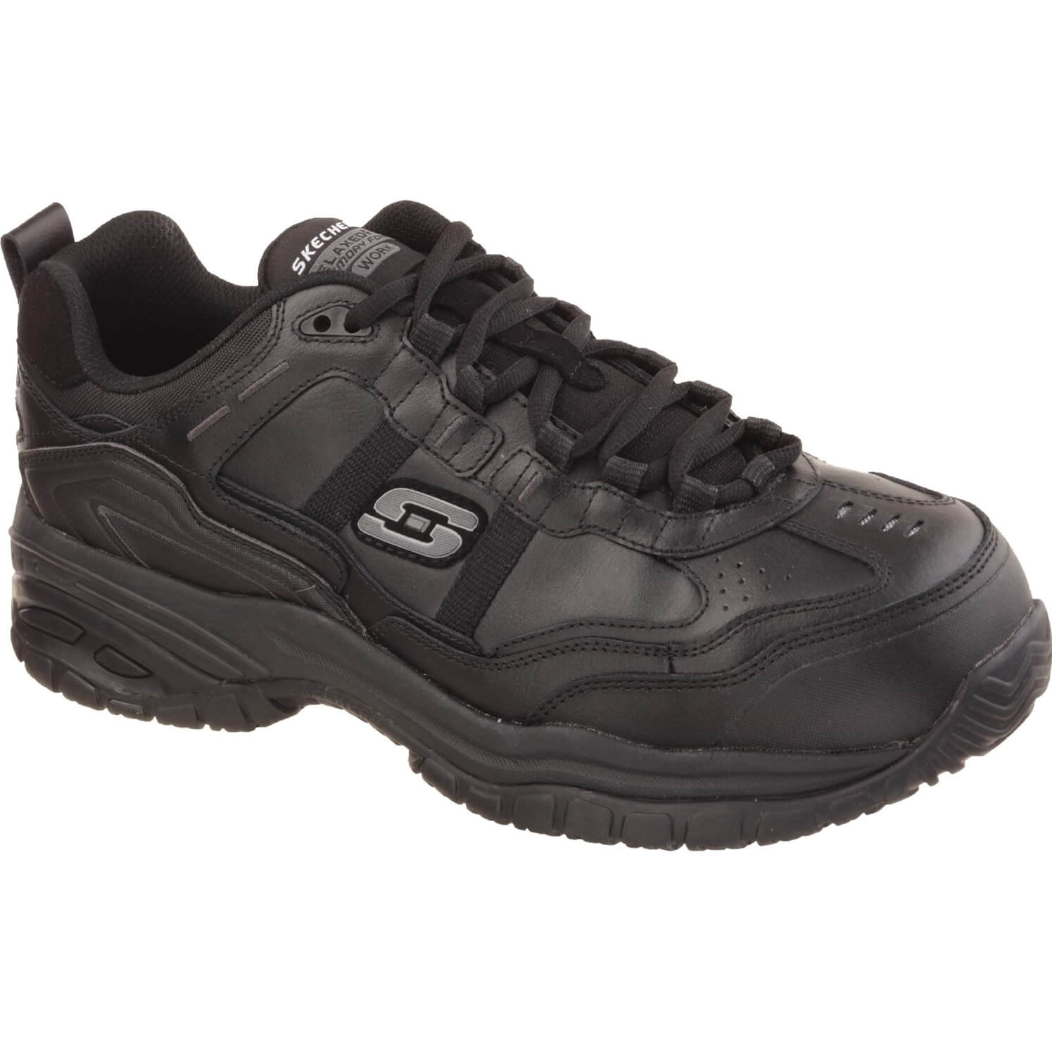 Skechers Work Soft Stride Grinnell Safety Shoe Black Size 8