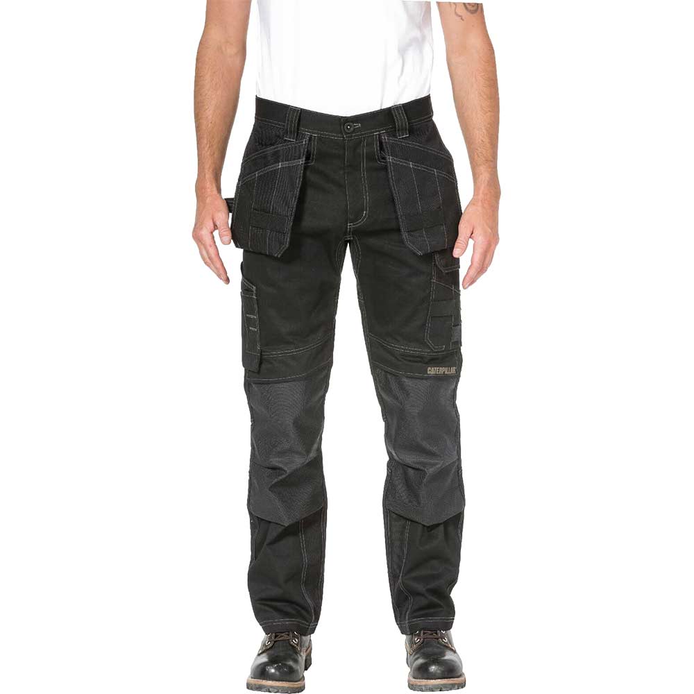 Photo of Caterpillar Mens Floor Layer Flex Trousers Black 32