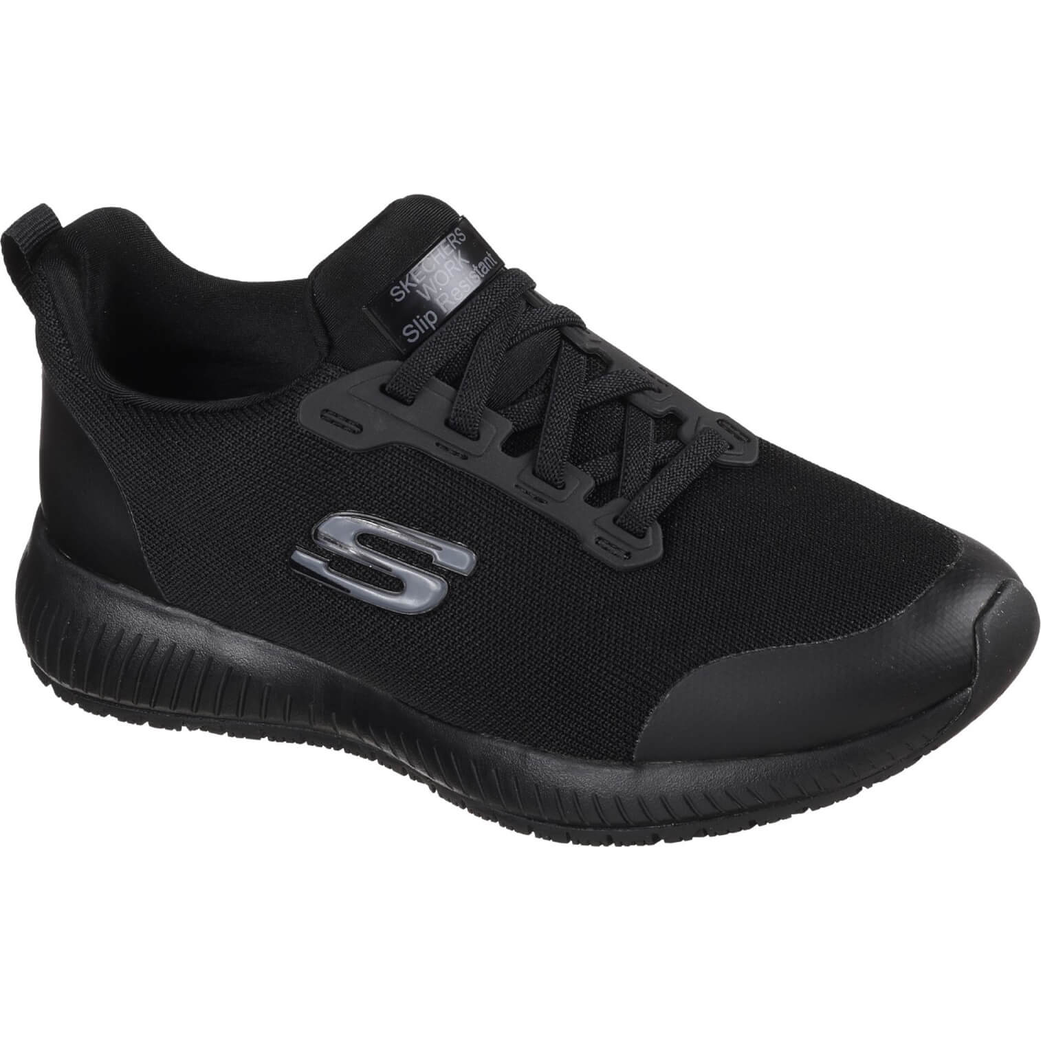 Skechers Work Ladies Squad Safety Shoe Black Size 5
