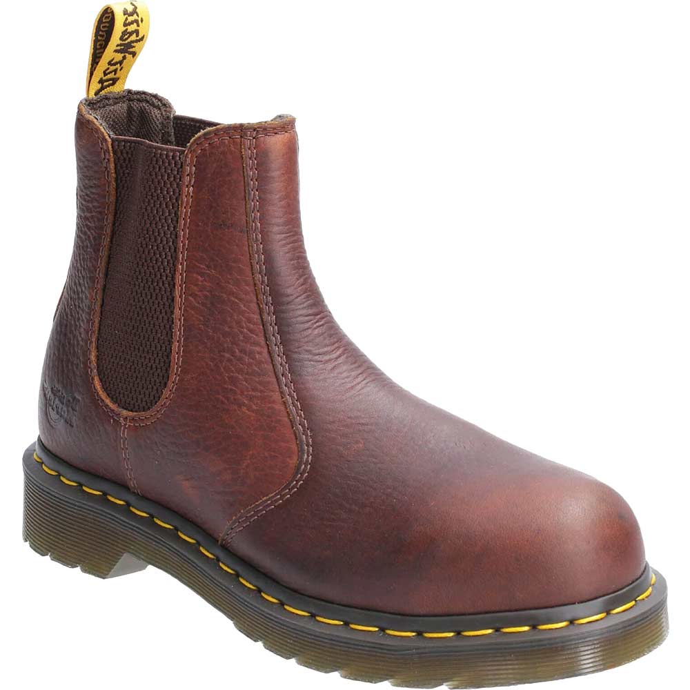 Image of Dr Martens Arbor Elasticated Safety Boot Teak Size 8