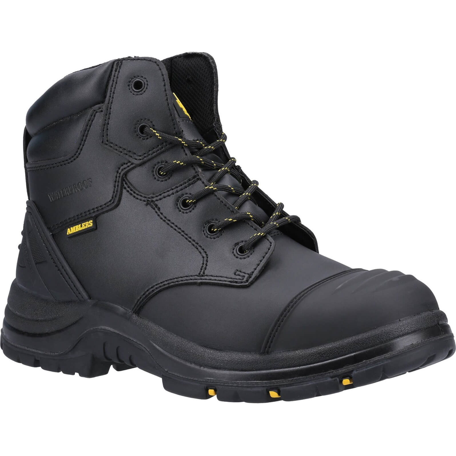 Amblers Safety AS305C Winsford Lace Up Metal Free Waterproof Safety Boot Black Size 12