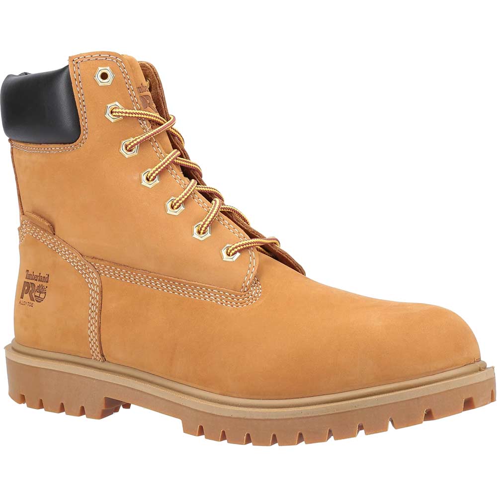 Image of Timberland Pro Iconic Safety Toe Work Boot Wheat Size 8