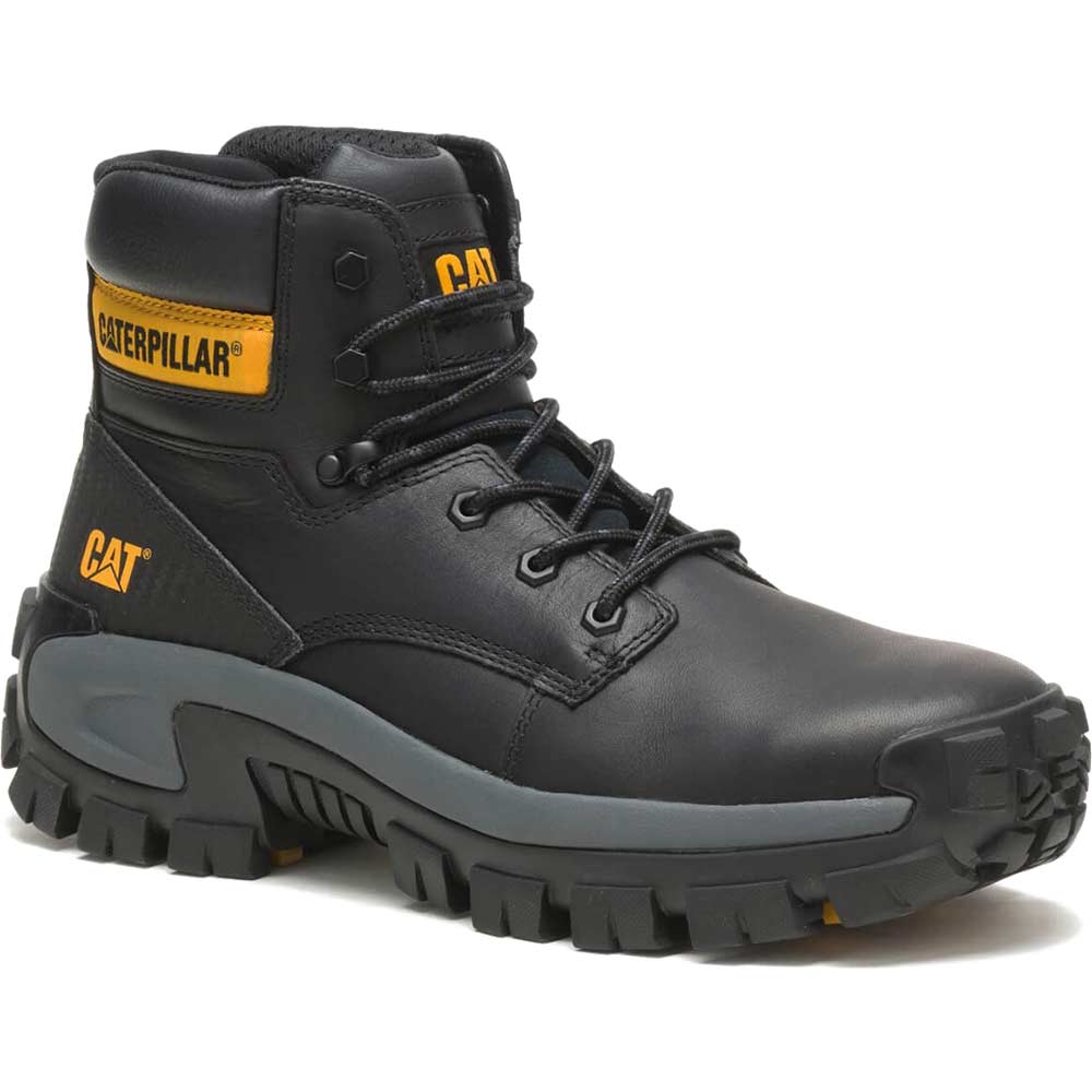 Image of Caterpillar Mens Invader Hiker Safety Boot Black Size 7