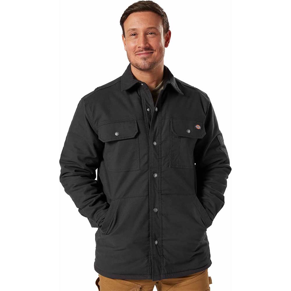Image of Dickies Flex Duck Shirt Jacket Black 3XL