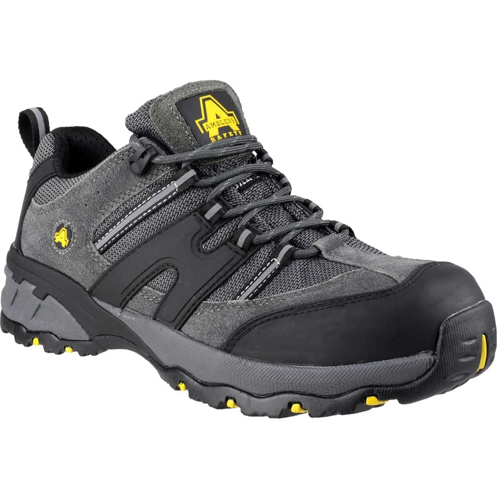 Photo of Amblers Safety Fs188n Lightweight Lace Up Safety Trainer Grey Size 6