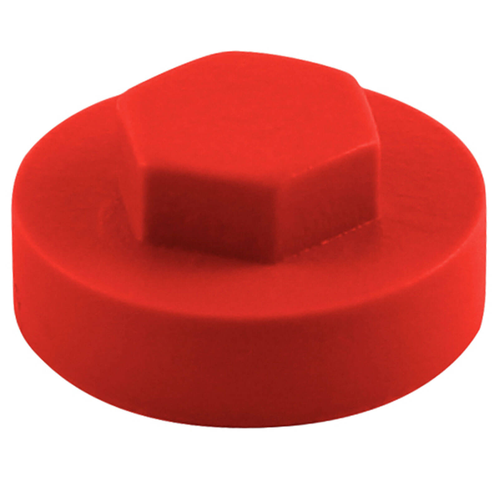 Image of Colour Match Hexagon Screw Cover Cap 5/16" x 16mm Poppy Red Pack of 1000