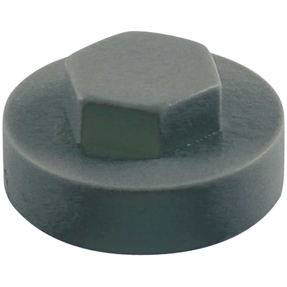 Image of Colour Match Hexagon Screw Cover Cap 5/16" x 19mm Raven Slate Pack of 1000