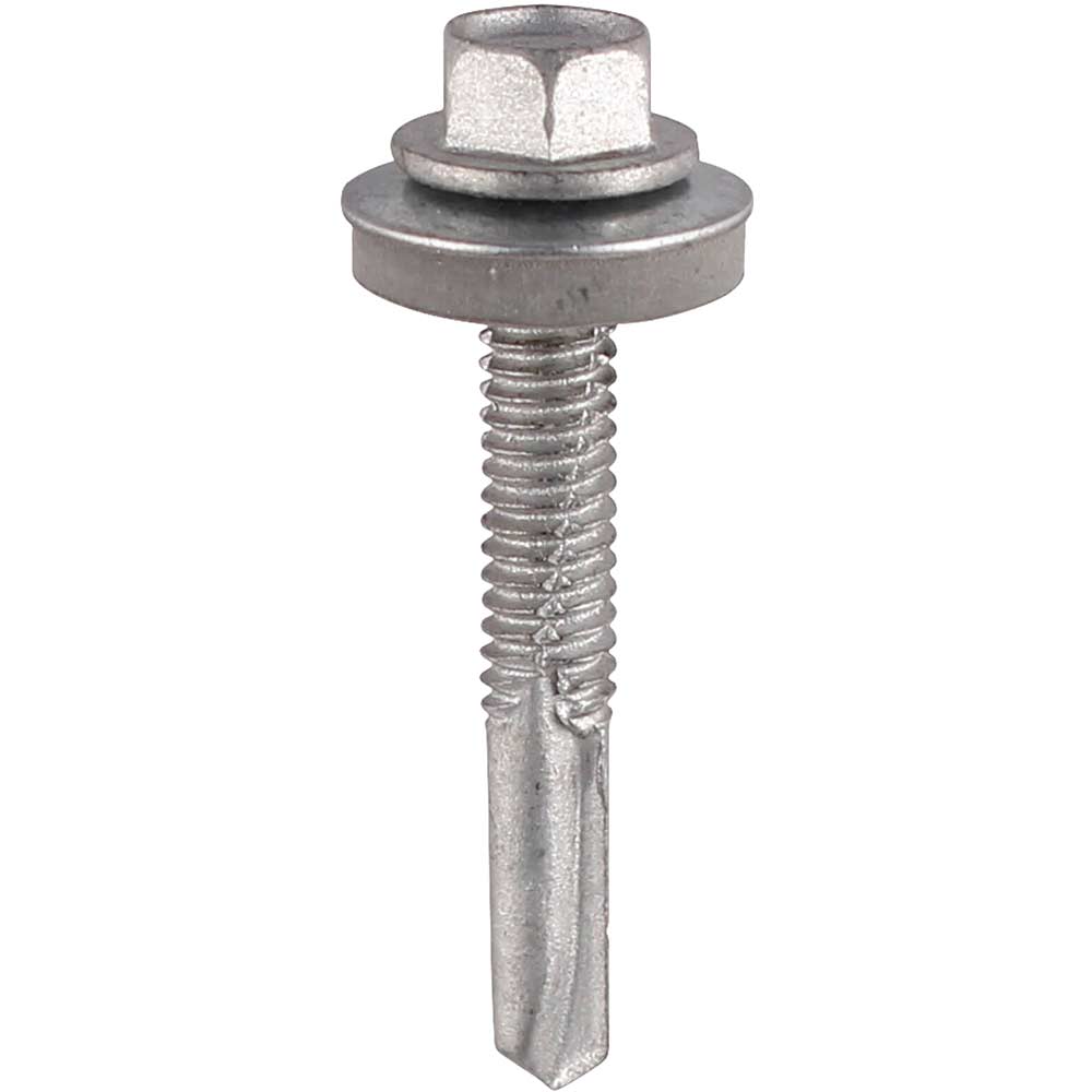 Image of Hex Head Self Drilling Screws for Heavy Section Steel 5.5mm 100mm Pack of 100