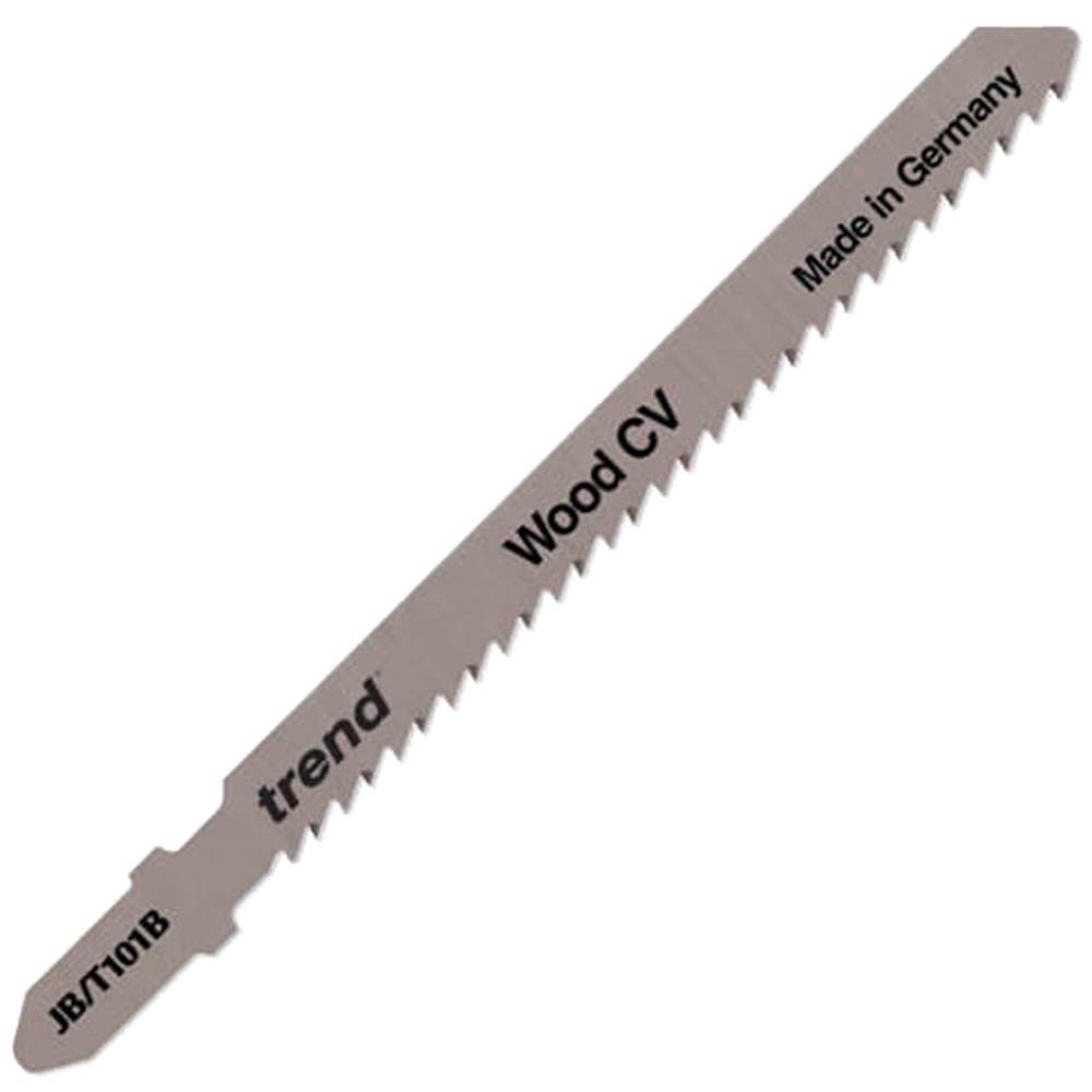 Photo of Trend T101b Jigsaw Blade Straight Fine Cut Wood Pack Of 5