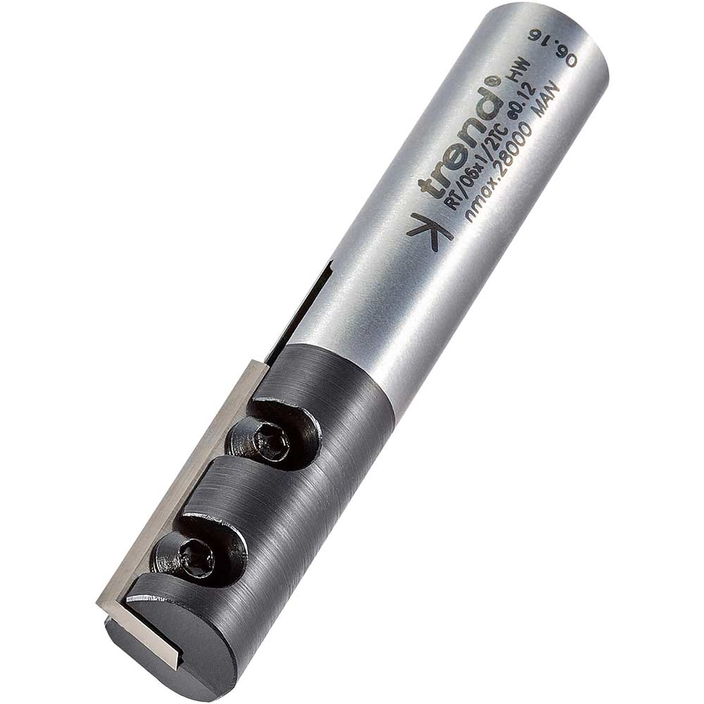 Photo of Trend Rotatip Straight Single Replaceable Blade Router Cutter 15mm 30mm 1/2