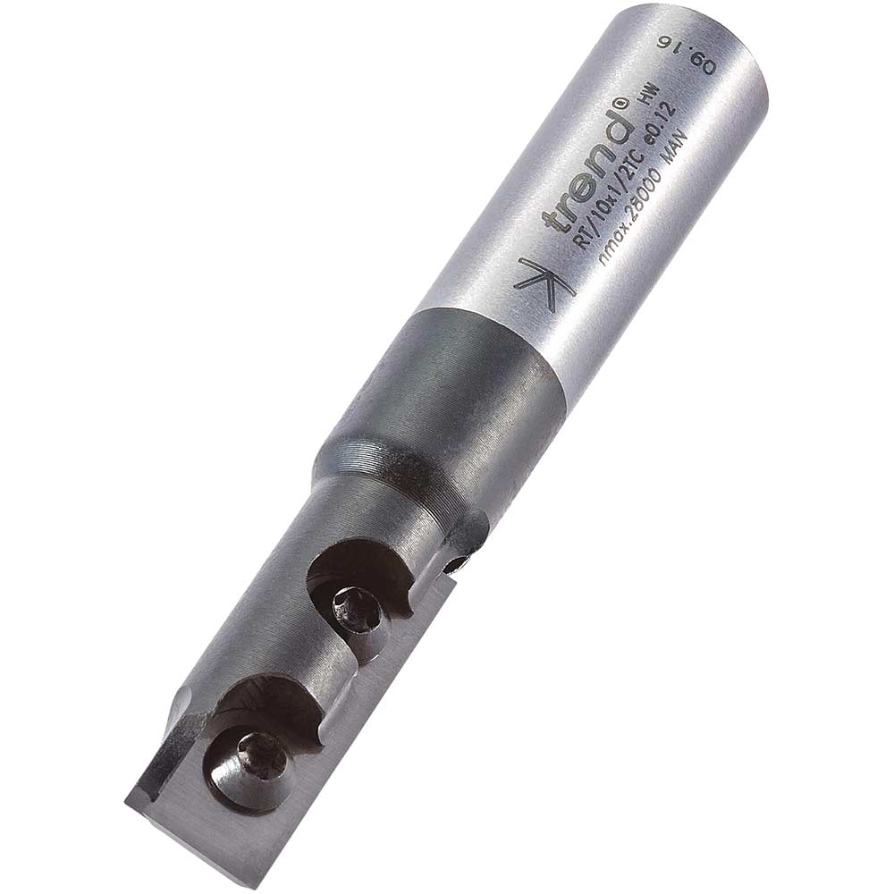 Image of Trend RotaTip Straight Single Replaceable Blade Router Cutter 12.7mm 30mm 1/2"