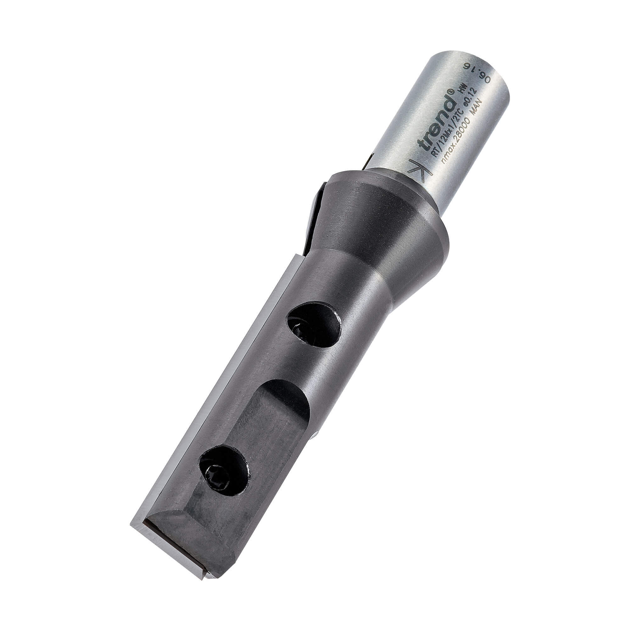 Image of Trend RotaTip Straight Single Replaceable Blade Router Cutter 15.9mm 49.5mm 1/2"