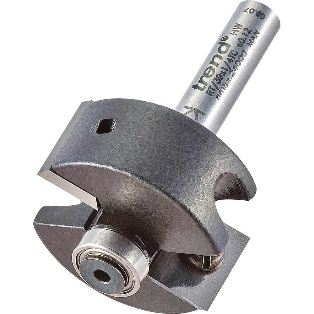 Trend RotaTip Bearing Guided Rebate Router Cutter RotaTip Bits