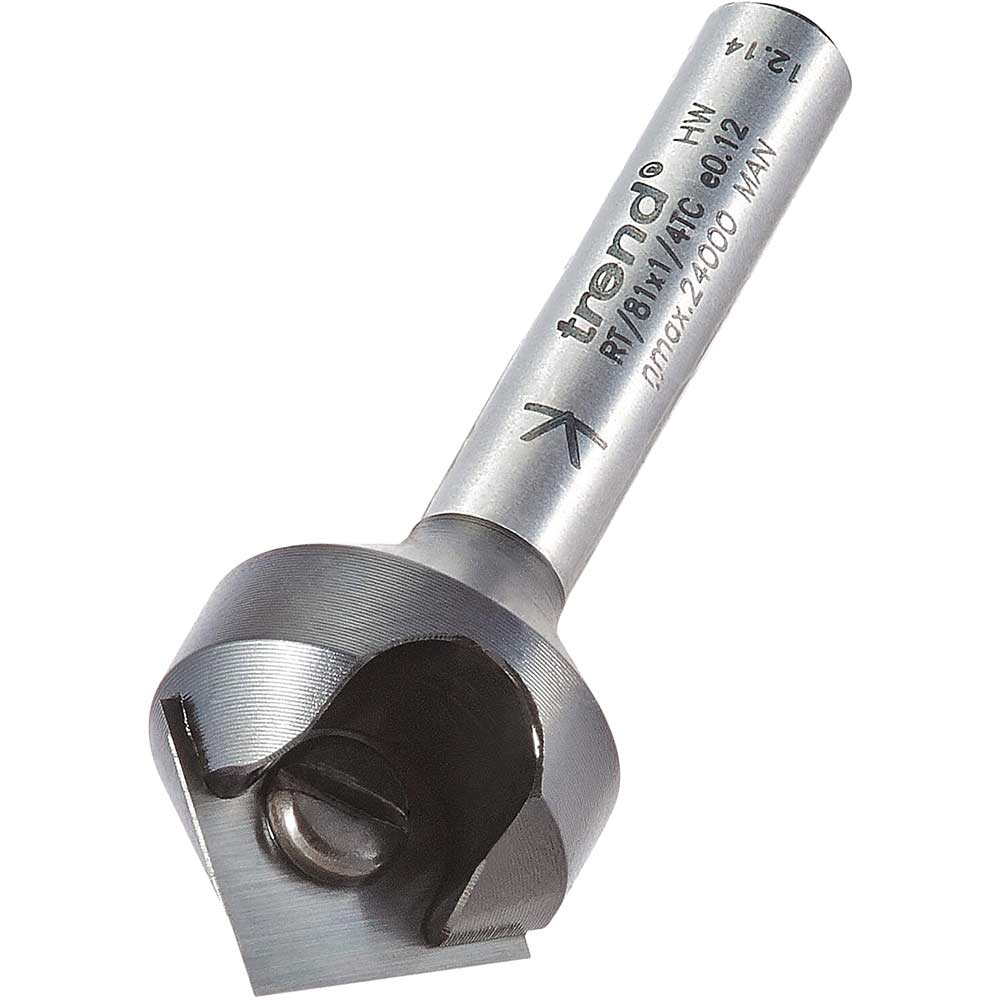 Photo of Trend Rotatip V Groove Engraver Router Cutter 17mm 8mm 1/4