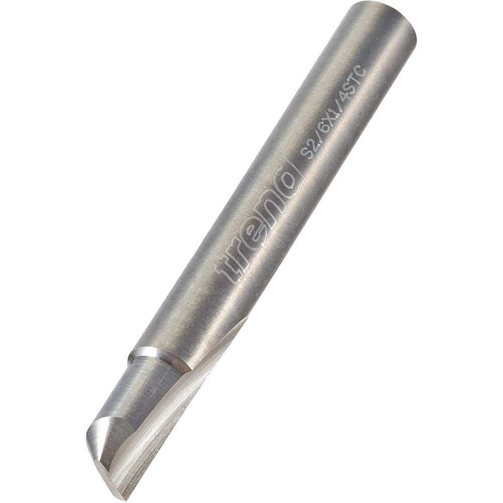Photo of Trend Eccentric Single Flute Router Cutter 6.3mm 10mm 1/4