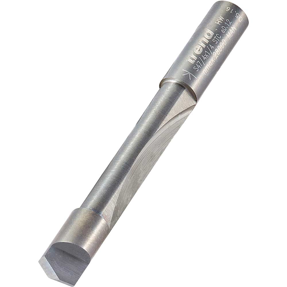 Photo of Trend Caravan Ind Guided Pierce And Trim Single Fliute Router Cutter 6.35mm 20mm 1/4