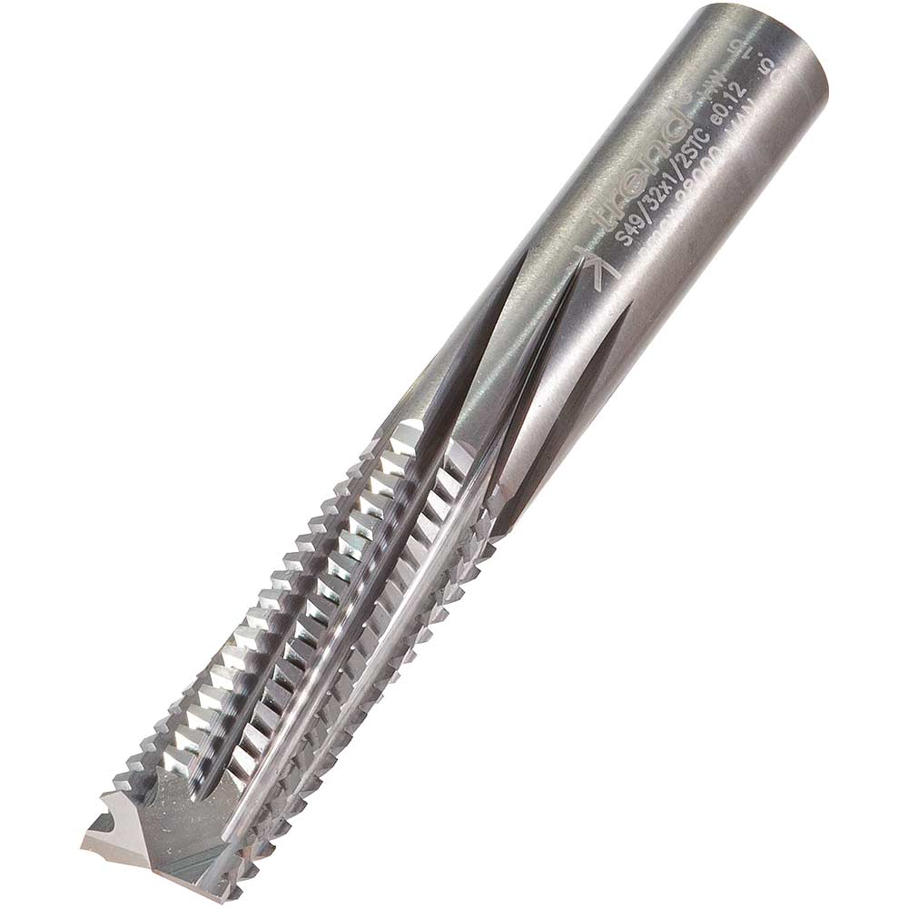 Photo of Trend Roughing Spiral Phenolic Router Cutter 12.7mm 42mm 1/2