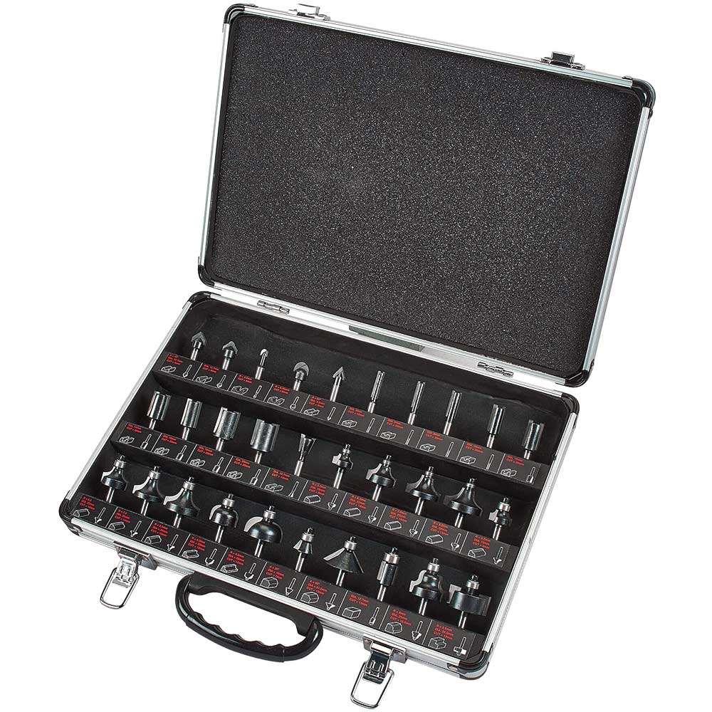Photo of Trend 30 Piece 1/4 Shank Router Cutter Starter Set