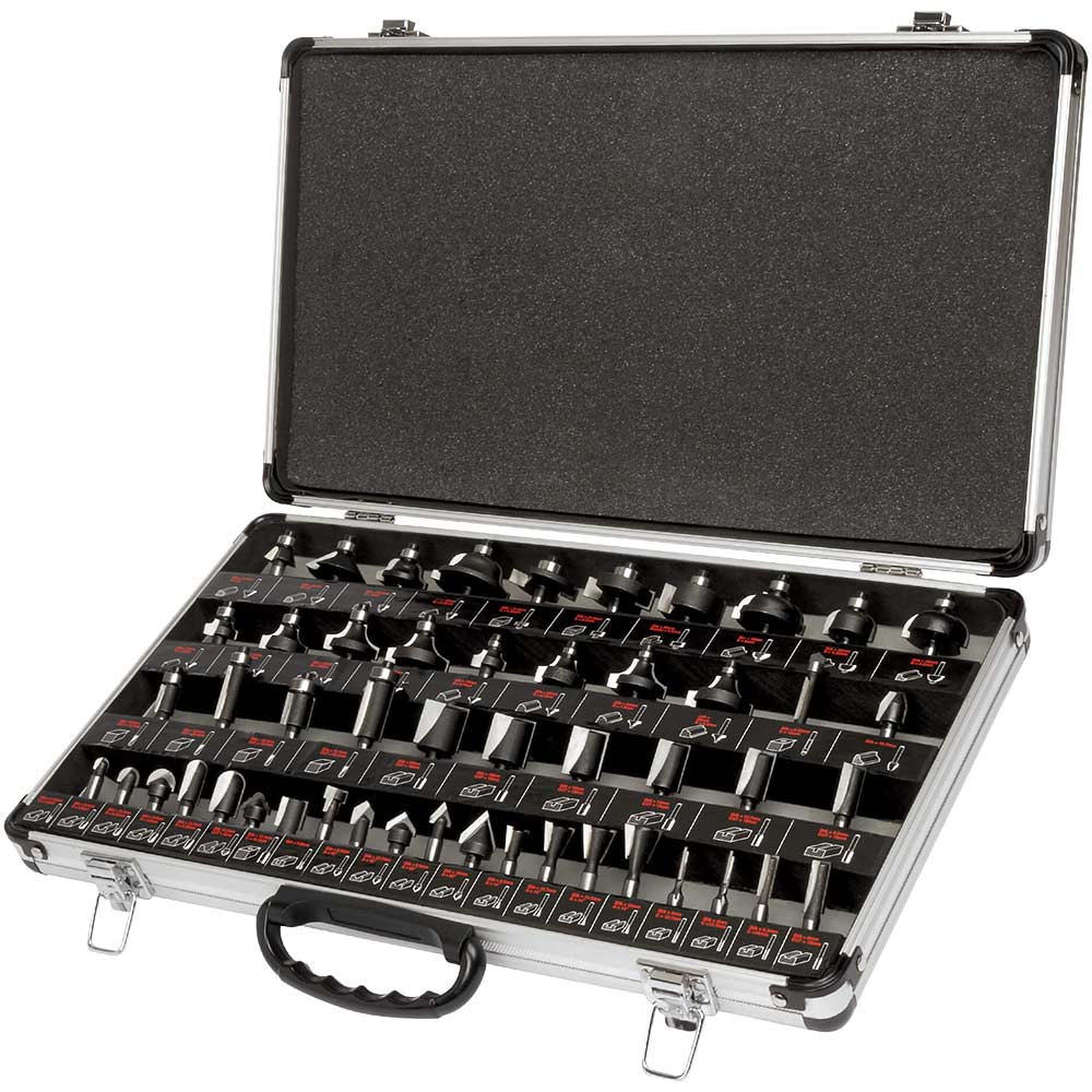 Photo of Trend 50 Piece 1/4 Shank Starter Router Cutter Set