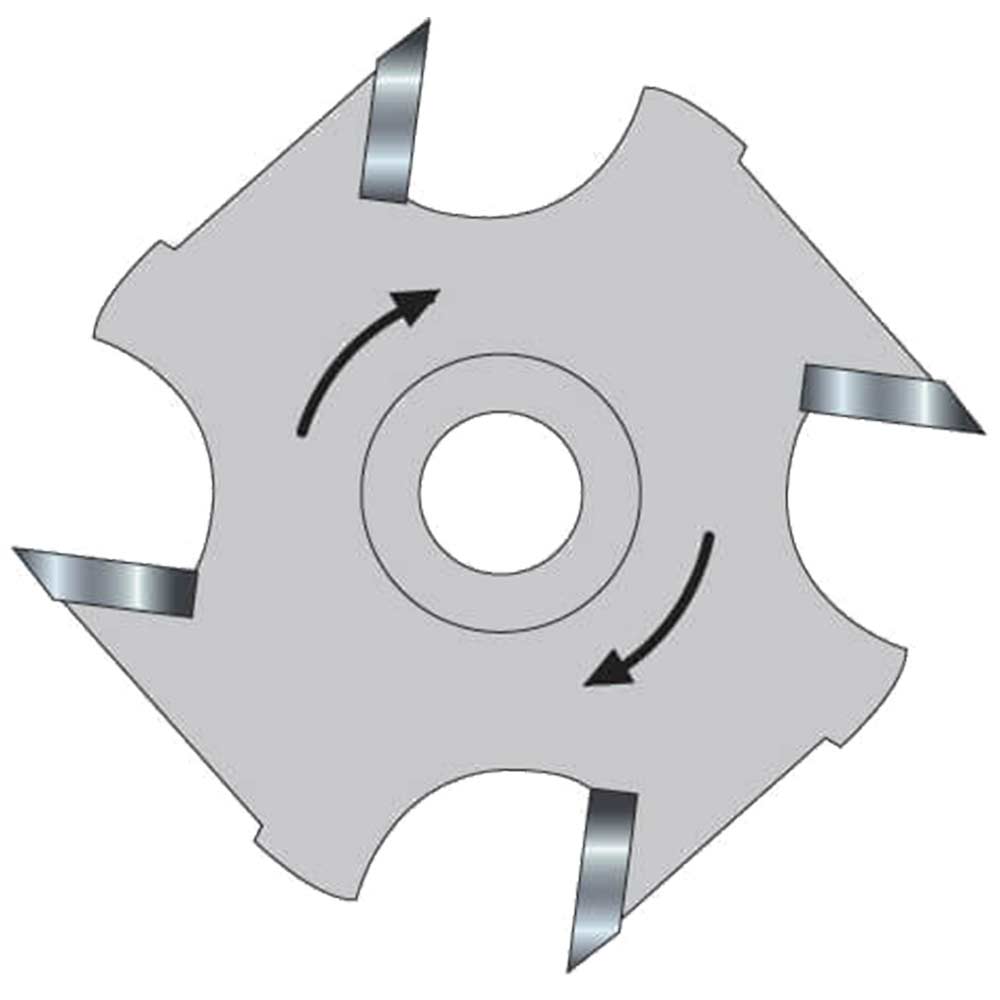 Photo of Trend Slotter Blade For 12mm Bore 33/1 Arbor 50mm 10mm 12mm