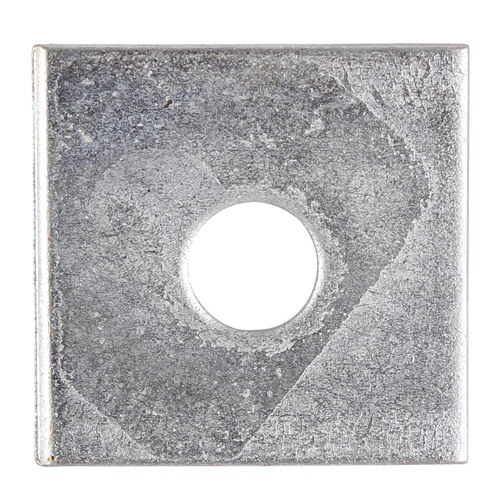 Photo of Square Plate Washer Zinc Plated 12mm 50mm Pack Of 2