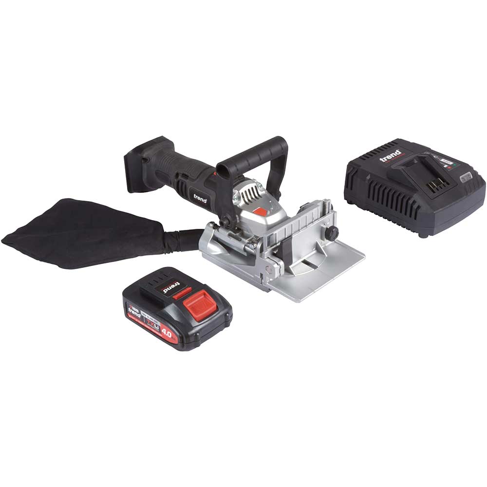Photo of Trend T18s/bjk 18v Cordless Biscuit Jointer 1 X 2ah Li-ion Charger Case