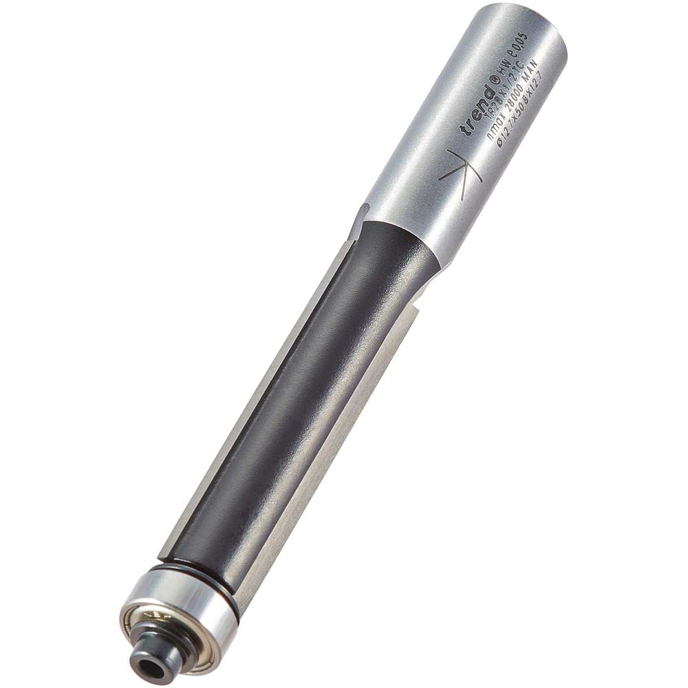 Photo of Trend Trade Bearing Guided Trimmer Router Cutter 12.7mm 50mm 1/2