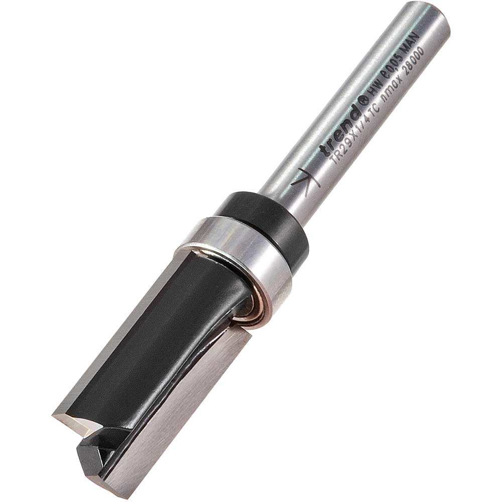 Photo of Trend Trade Bearing Guided Profiler Router Cutter 12.7mm 25.4mm 1/4