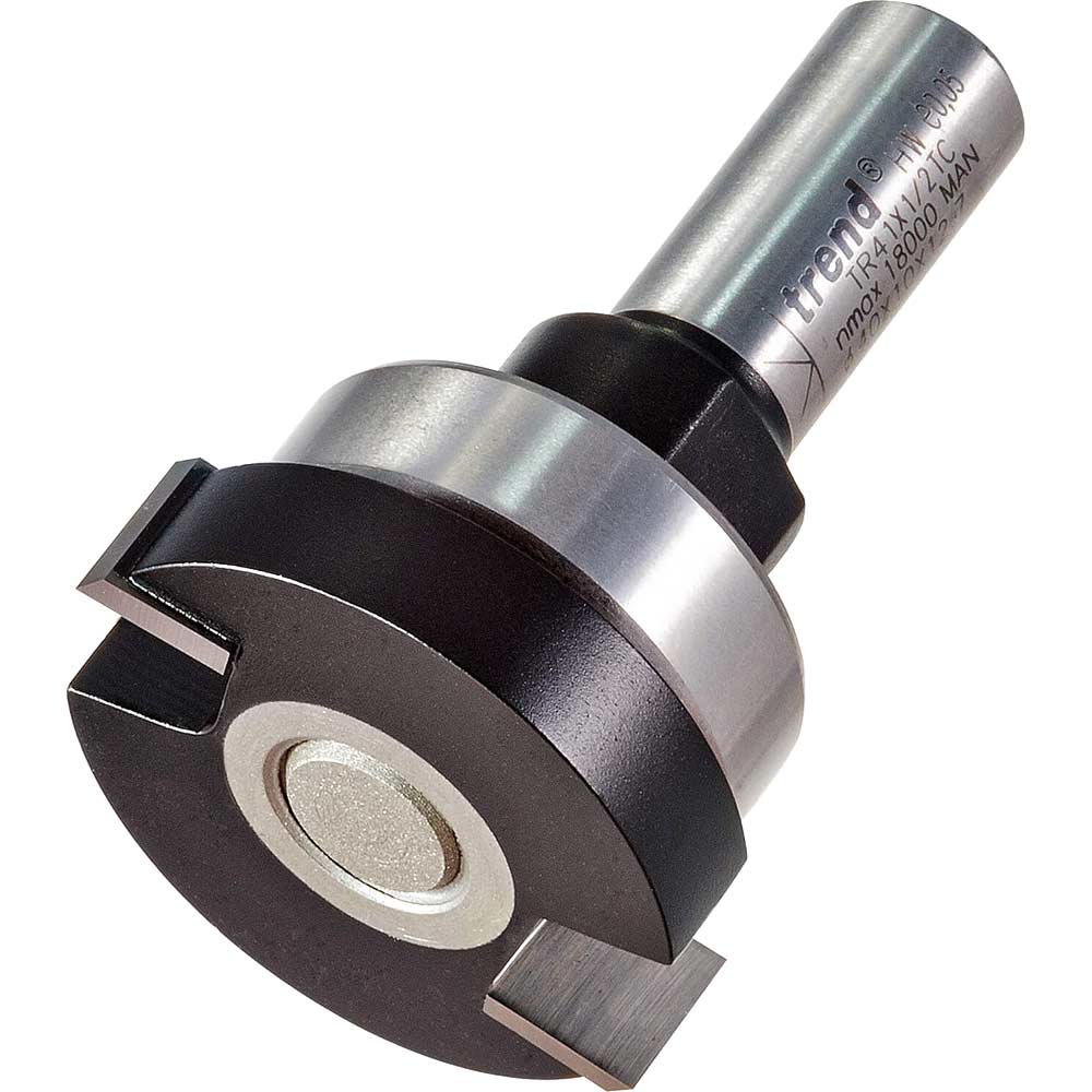 Photo of Trend Trade Bearing Guided Intumescent Router Cutter 10mm 40mm 1/2