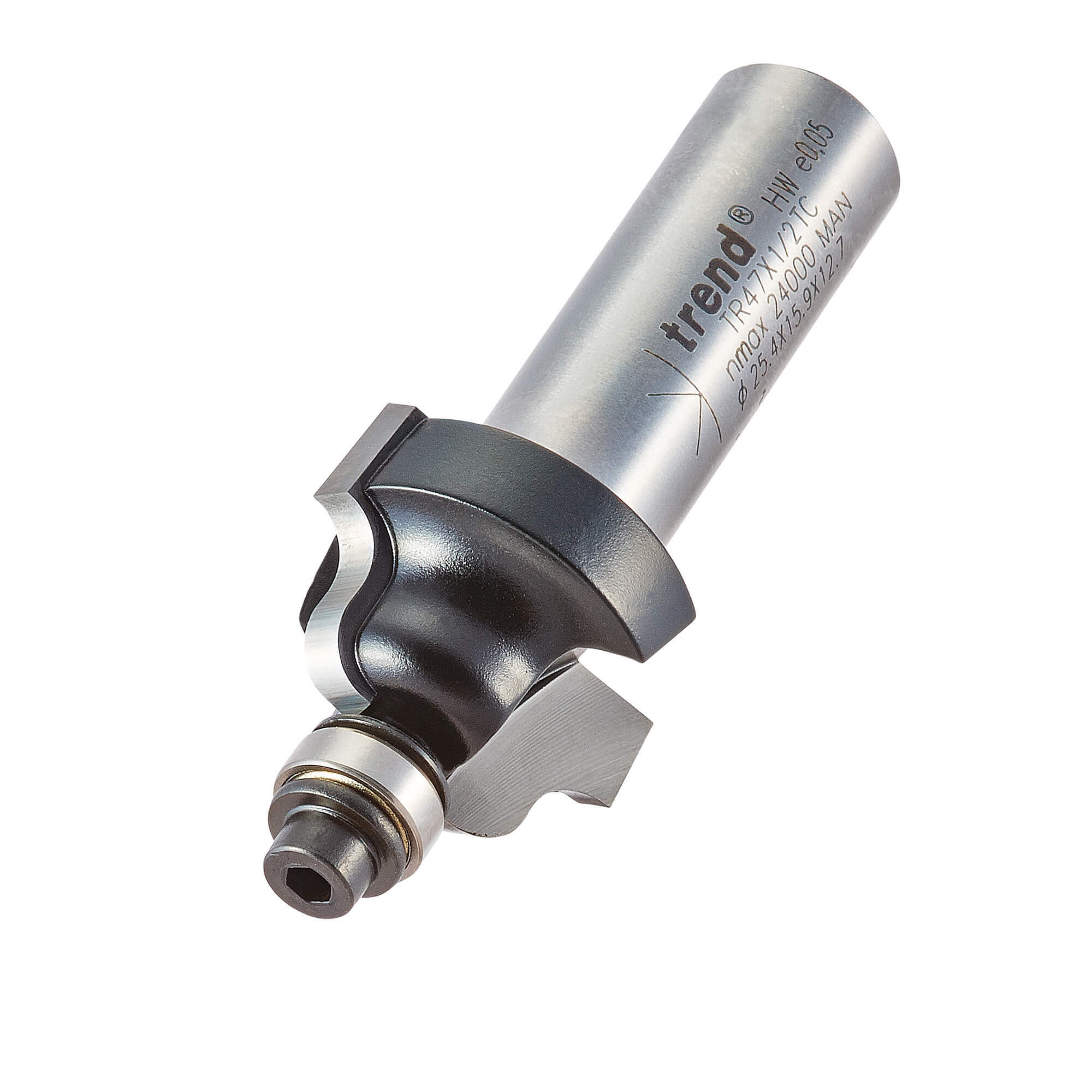Image of Trend TRADE RANGE Bearing Guided Roman Ogee Router Cutter 25.4mm 1/2"