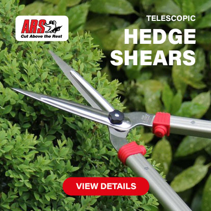 ARS K-900Z Aluminium Telescopic Hedge Shears 720mm