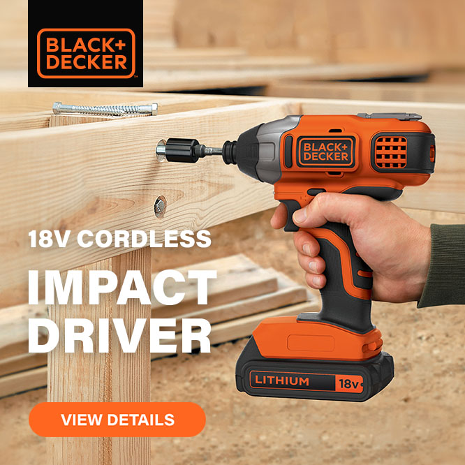 Black and Decker BDCIM18 18v Cordless Impact Driver
