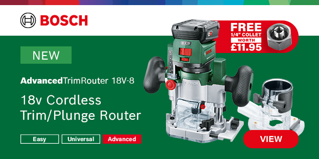 Bosch ADVANCEDTRIMROUTER 18V-8 P4A 18v Cordless Trim Router