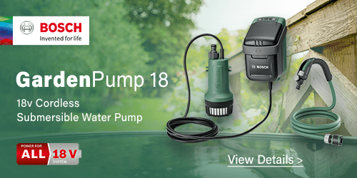 Bosch GARDENPUMP 18 18v Cordless Submersible Water Pump