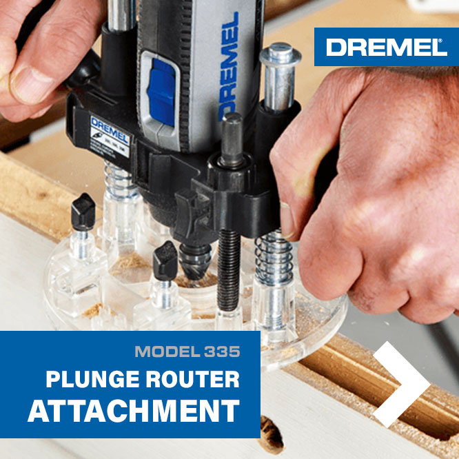 Dremel 335 Plunge Router Attachment