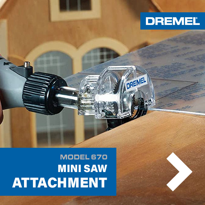 Dremel 670 Rotary Multi Tool Mini Saw Attachment