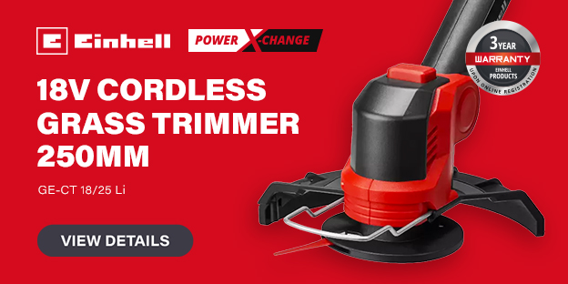 Einhell GE-CT 18/25 Li 18v Cordless Grass Trimmer 250mm