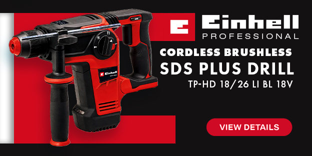 Einhell Pro TP-HD 18/26 Li BL 18v Cordless SDS Plus Drill Einhell Pro TP-HD 18/26 Li BL 18v Cordless SDS Plus Drill