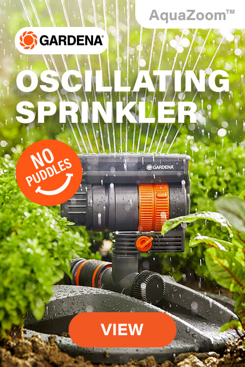 Gardena AquaZoom Compact Oscillating Garden Sprinkler