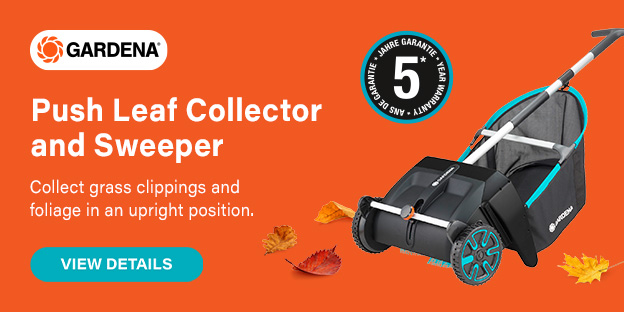 Gardena Push Garden Leaf Collector and Sweeper