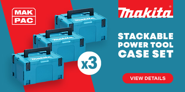 Makita 3 Piece 821551-8 MakPac Connector Stackable Power Too