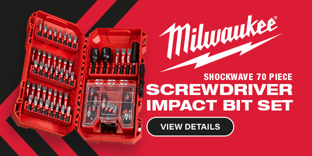 Milwaukee 70 Piece Shockwave Impact Screwdriver Bit Set