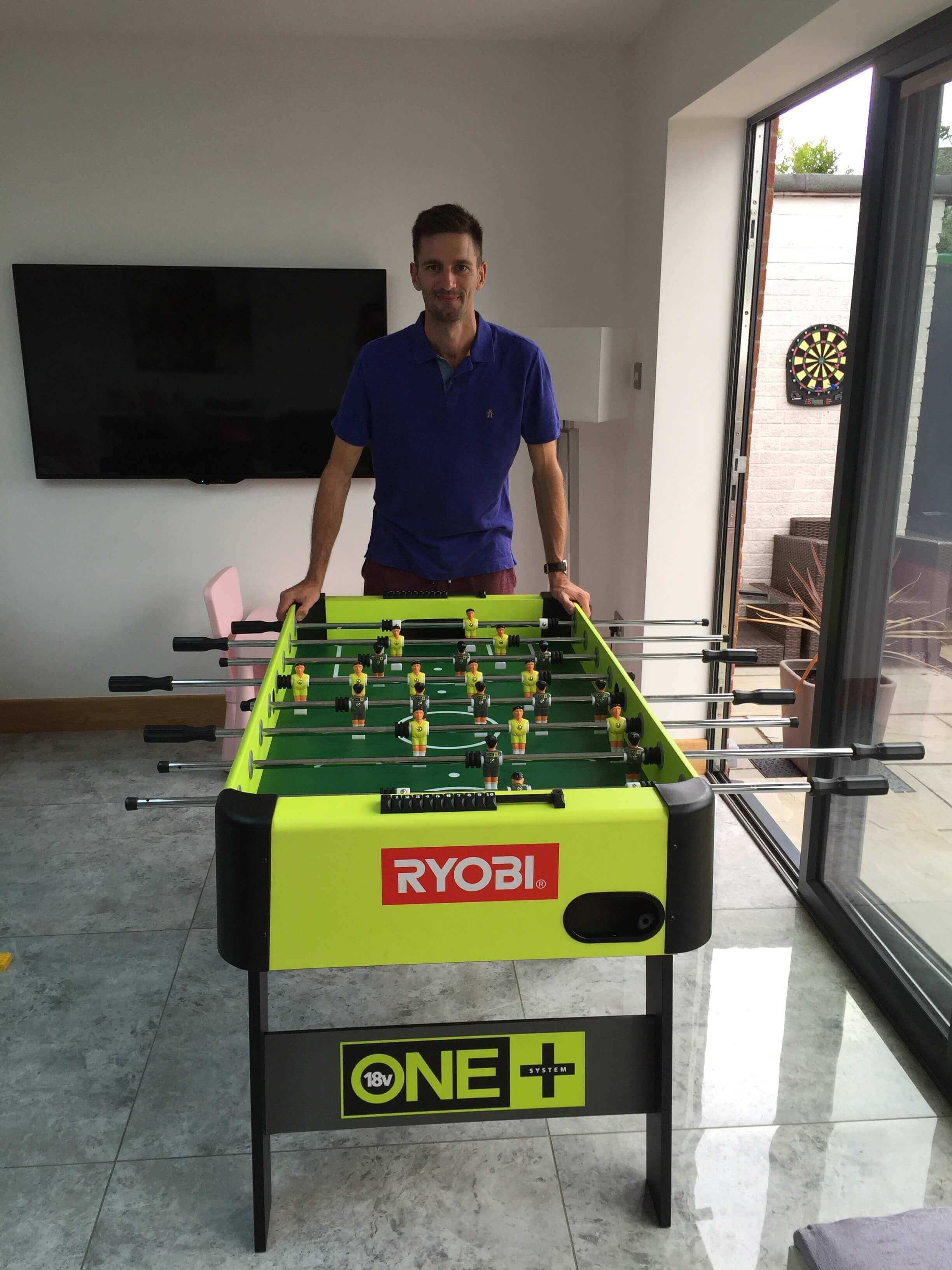 Win a Ryobi Football Table Winner