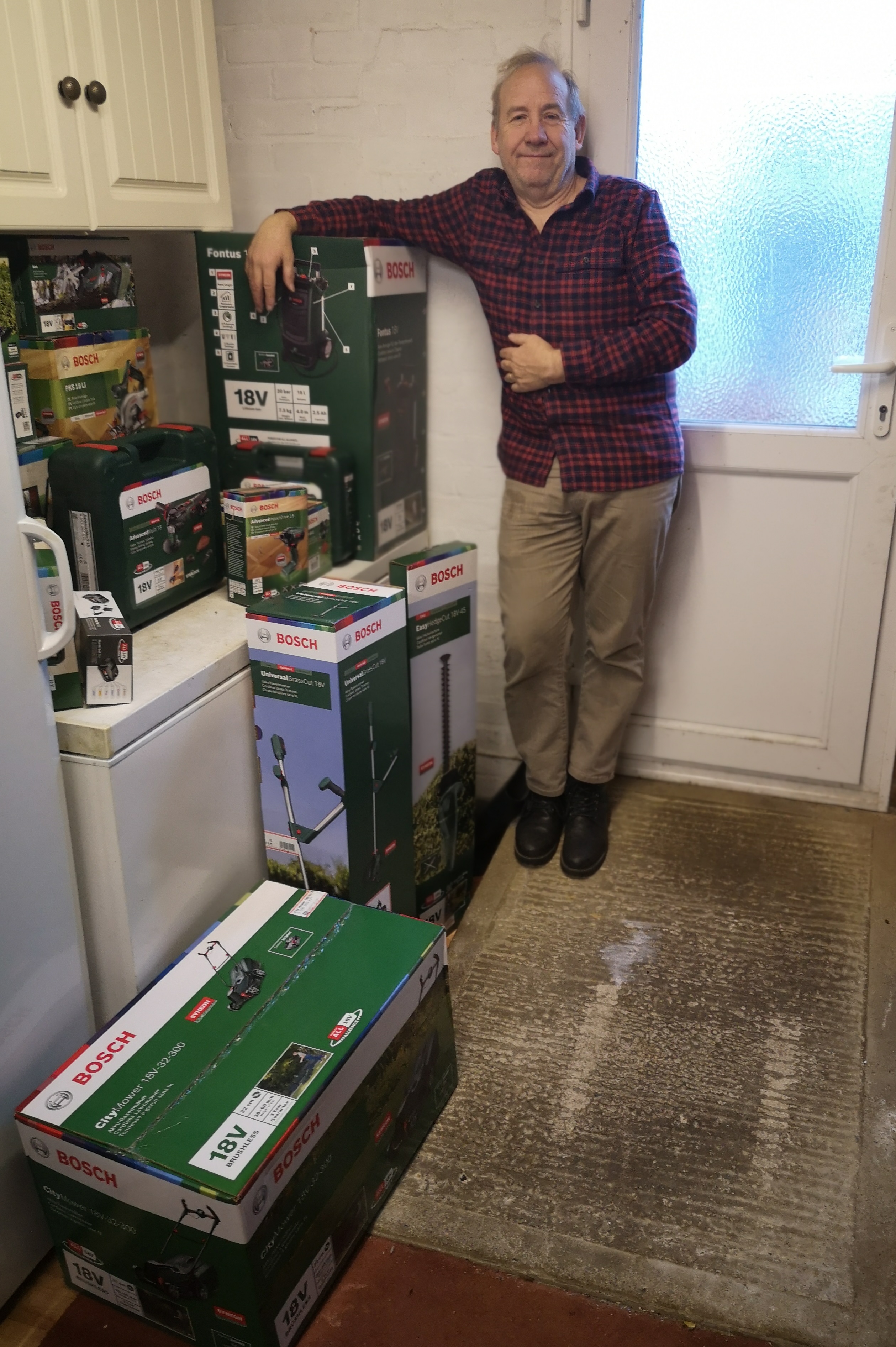 Bosch Big Green Tools Competition Worth £2000 Winner Bosch Big Green Tools Competition Worth £2000 Winner