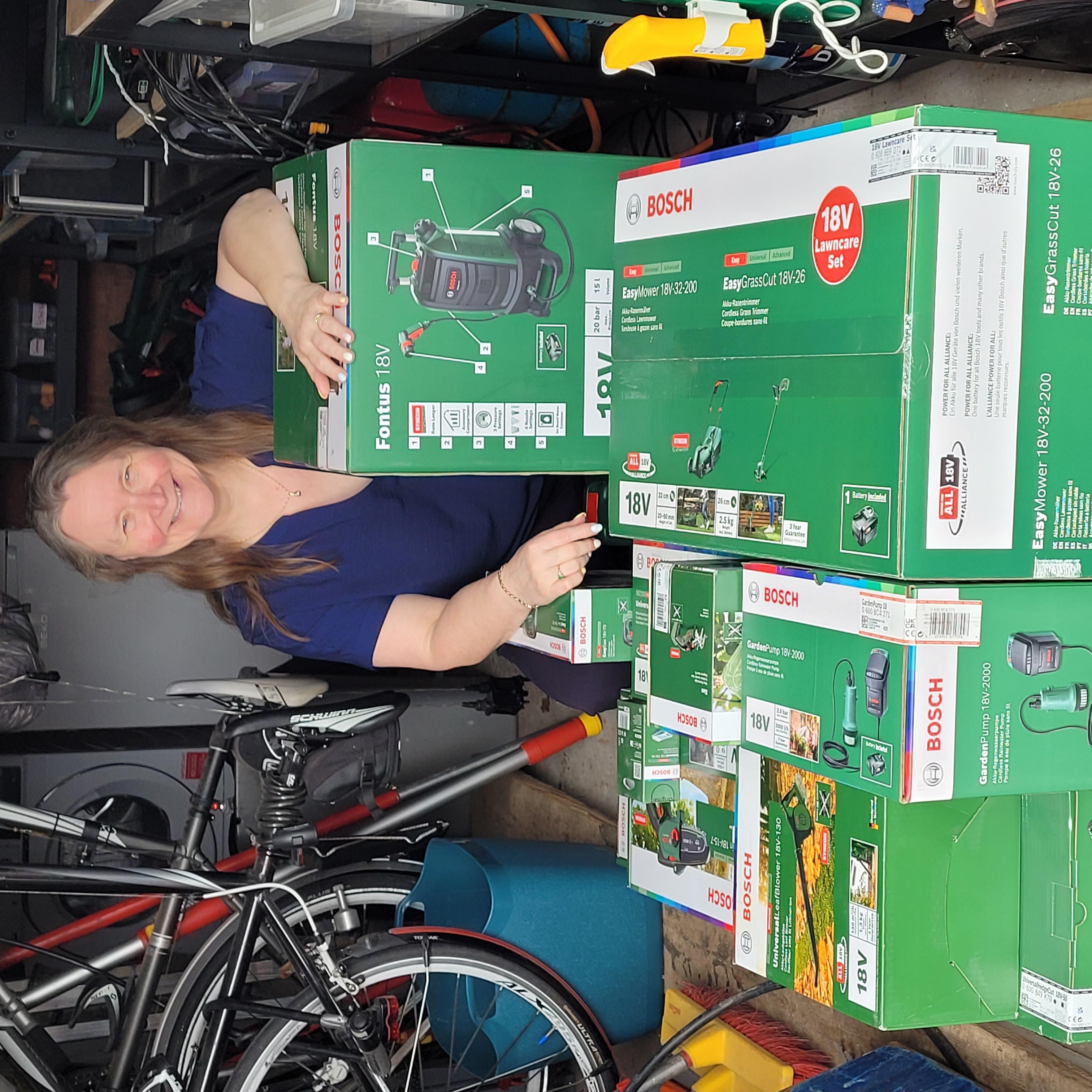 Bosch Home and Garden Huge Competition Prize Draw Winner Bosch Home and Garden Huge Competition Prize Draw Winner