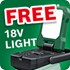 Free Bosch LED Light with Any 18v Power Tool Purchase