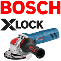 Bosch X Lock Angle Grinder System