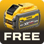 DeWalt FlexVolt Free 9Ah Battery Redemption