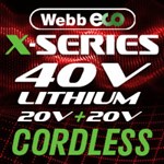 Webb 40v X-Series Garden Tools