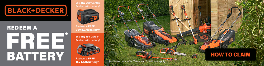 Black & Decker Redeem A Free Battery